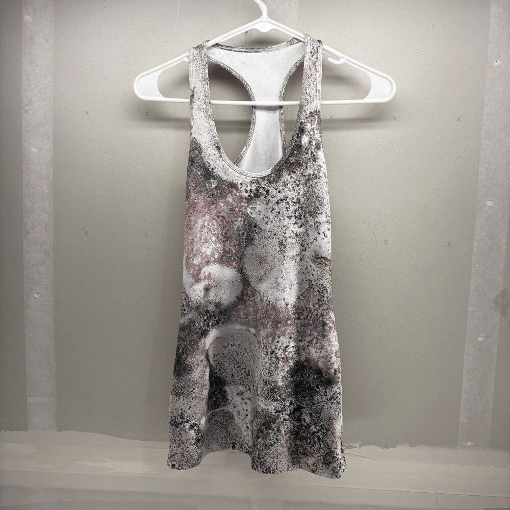 LULULEMON Women's Size 6 Cool Racerback SUGAR CRUSH Multi-color TANK TOP